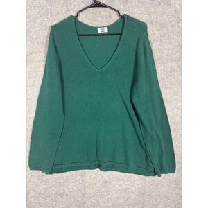 Old Navy Victorian Jade Green V Neck Classic‎ Vee Sweater Womens XXL TTG